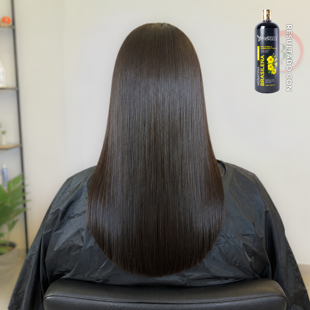 Kit Básico de Keratina Brasileña Gold para Cabello Quebradizo y Rizado – Beautiful Angels