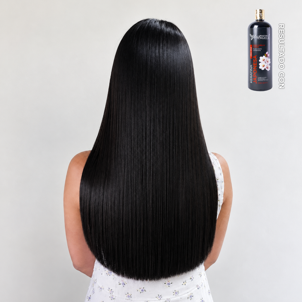 Keratina Japonesa Gold — Beautiful Angels Ideal para cabello natural((virgen)) · suavidad y brillo intenso