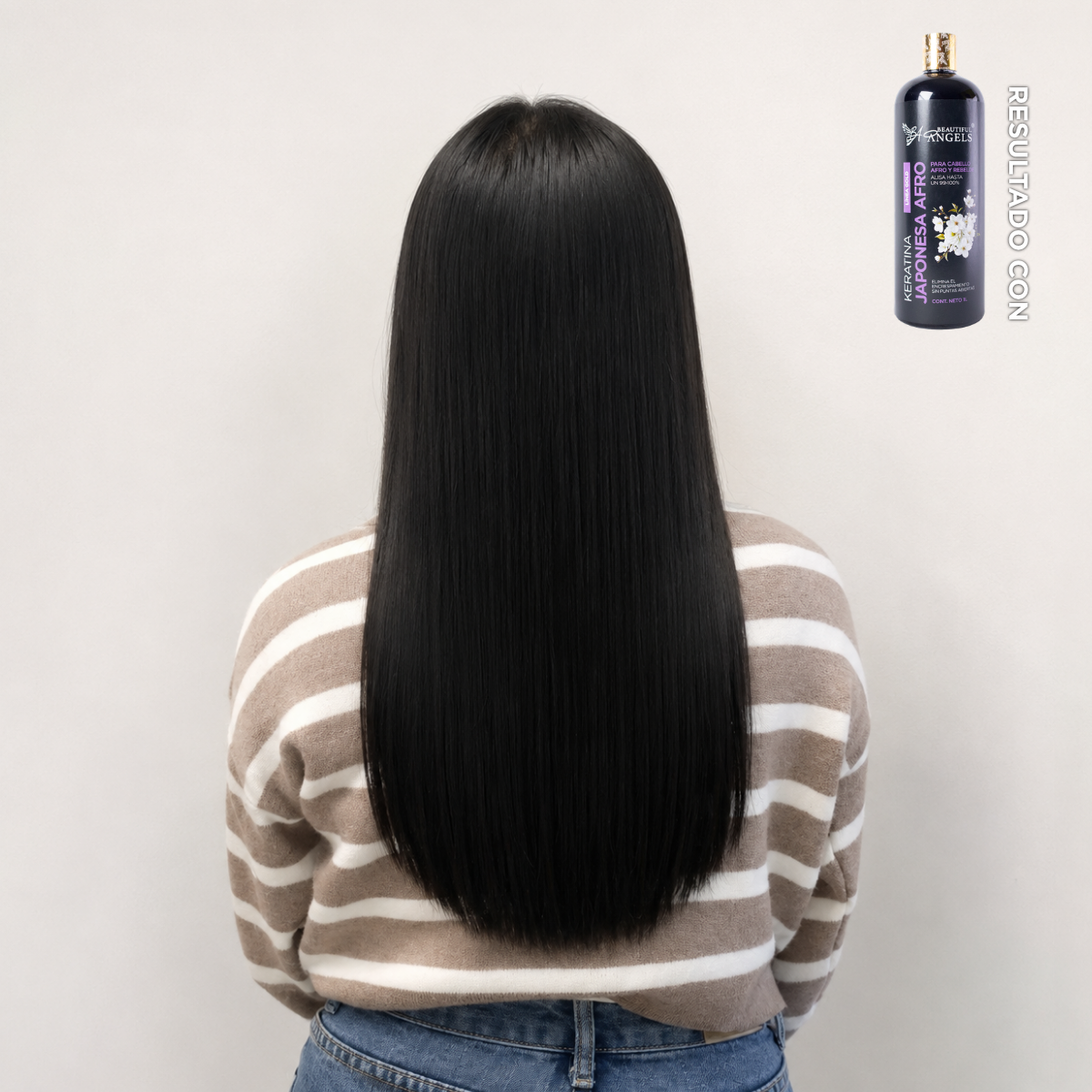 Kit Profesional de Keratina Japonesa Afro Gold para Cabello Afro y Rebelde – Beautiful Angels
