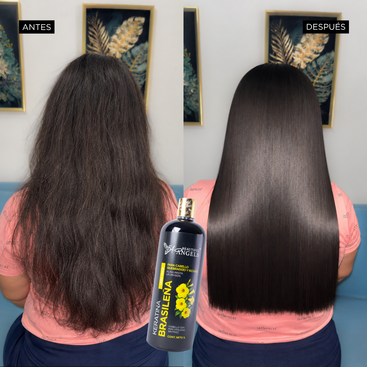 Kit Básico de Keratina Brasileña Gold para Cabello Quebradizo y Rizado – Beautiful Angels