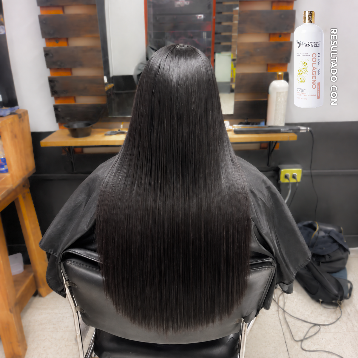 Keratina Colágeno Beautiful Angels | ¡Para todo tipo de cabello! | Reduce frizz y tiempo de secado  | Duración hasta 8 meses
