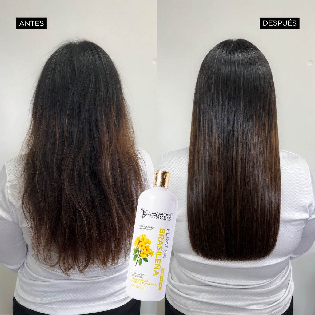 Keratina Brasileña Silver Ideal para cabello quebradizo y rizado