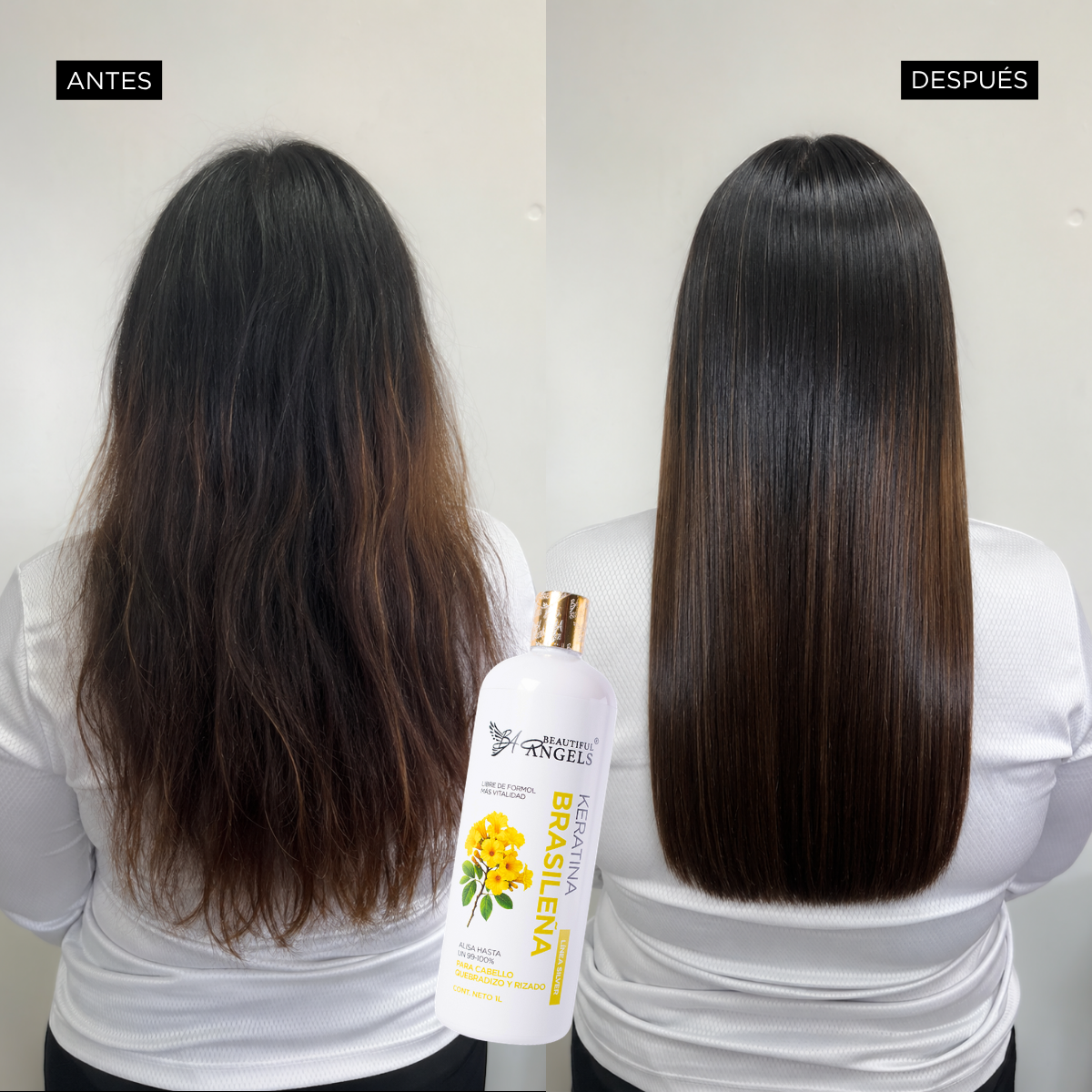 Keratina Brasileña Silver Ideal para cabello quebradizo y rizado
