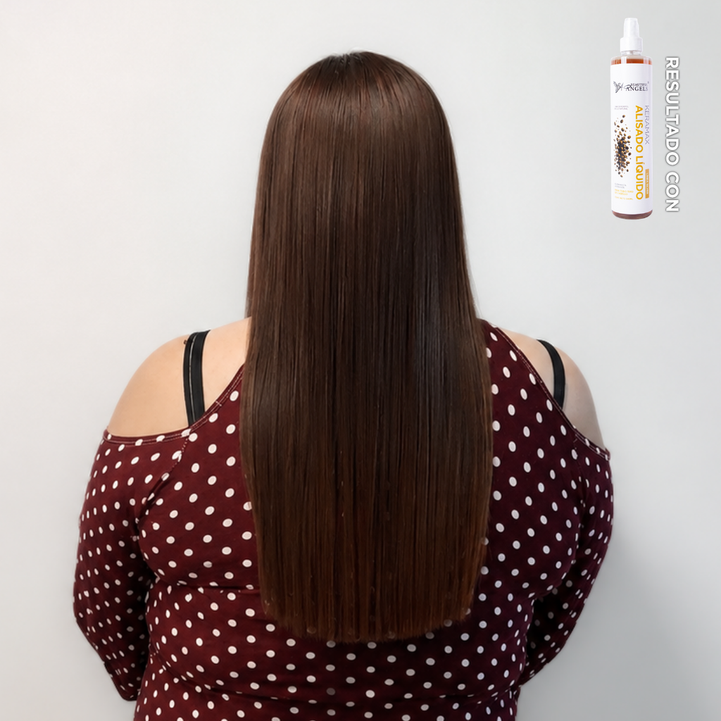 Keramax Alisado Líquido Silver 500ML — Beautiful Angels Ideal para todo tipo de cabello · Con keratina, biotina y extracto de café