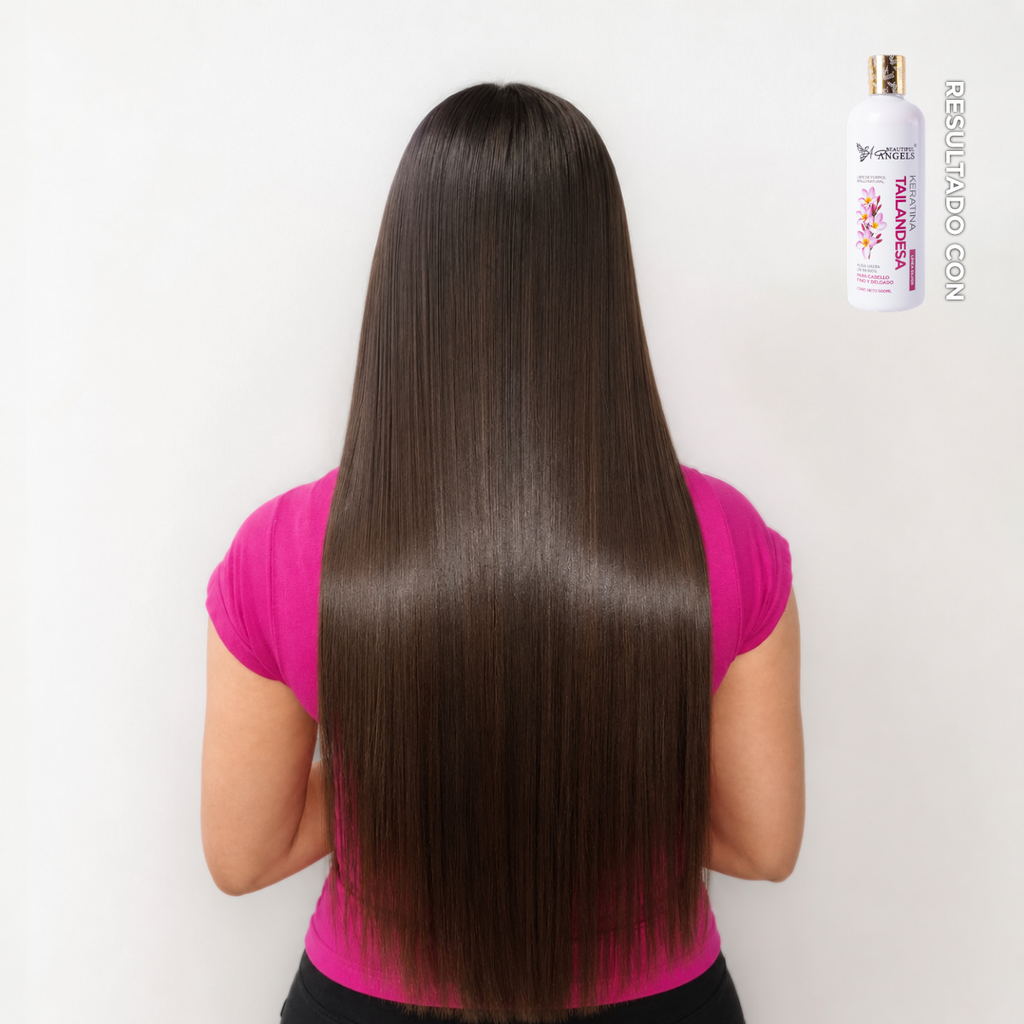 Kit Básico Tailandesa Beautiful Angels 500ml — | El Secreto de un Cabello Fino y Radiante, Cabello Manejable, Sedoso y Sin Encrespamiento