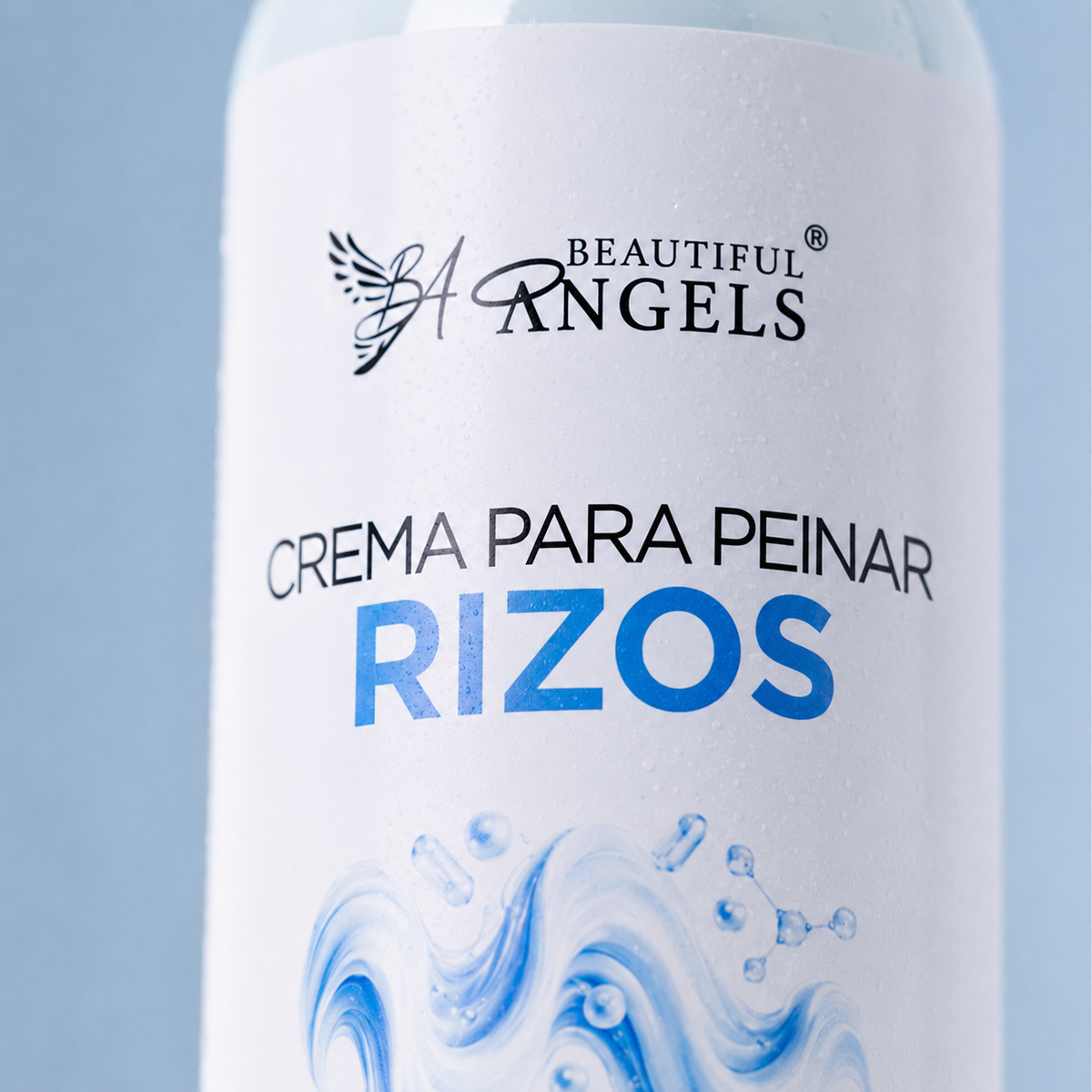 Crema para Peinar Rizos Beautiful Angels: Control, Definición y Movimiento Natural · Combate el Daño por Procesos Químicos, Rizos Vibrantes, Definidos y Llenos de Vida