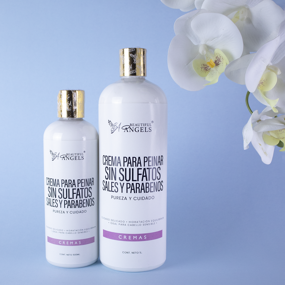 Crema para Peinar Sin Sulfatos, Sales y Parabenos
