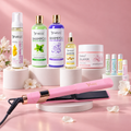 Kit Profesional Espuma Liso Perfecto Silver Beautiful Angels 300ml- Reduce el Frizz, Elimina la Ondulación, Deja el Cabello, con Acabado Liso y Natural, un Cabello Fuerte y Saludable