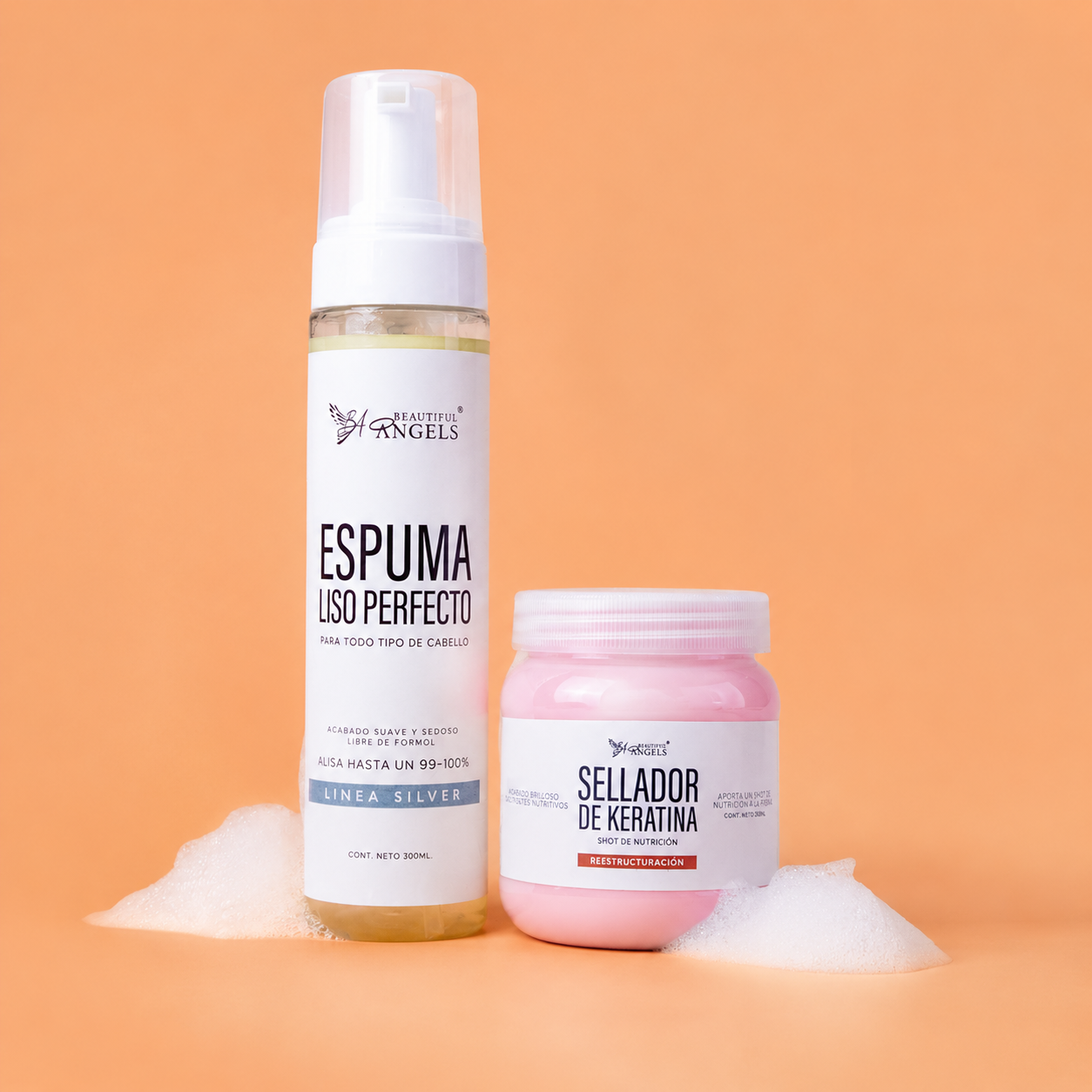 Kit Espuma Liso Perfecto + Sellador: Más Liso, Más Brillo, Más Impacto
