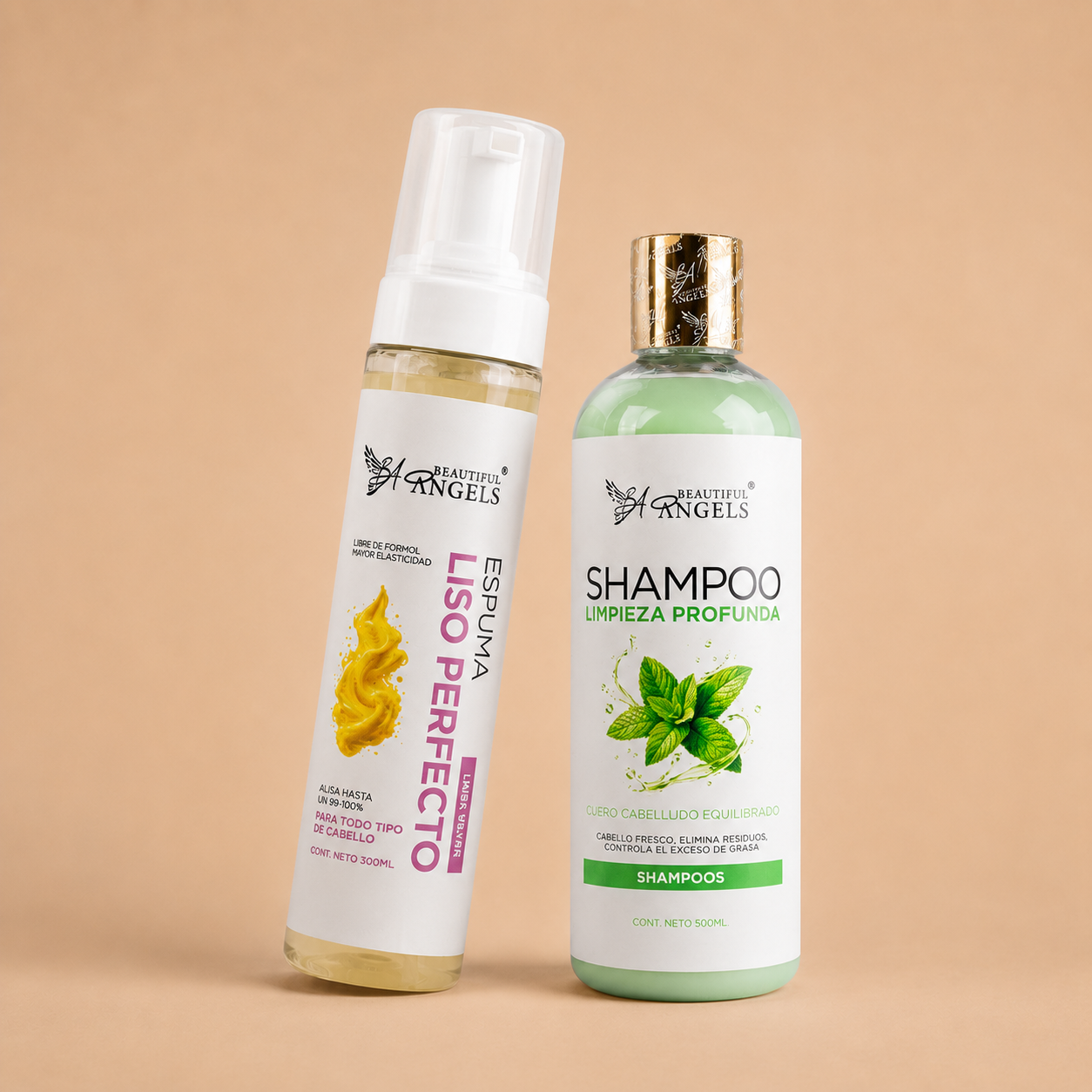 Kit Espuma Liso Perfecto Silver 300ML + Shampoo Limpieza Profunda 500ML