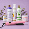 Kit Espuma Liso Perfecto Silver 300ml + Shampoo Limpieza Profunda 500ml + Shampoo Liso Perfecto 500ml + Sellador de Keratina 250ml + Aceite de Argán 100ml + Plancha Beautiful Angels