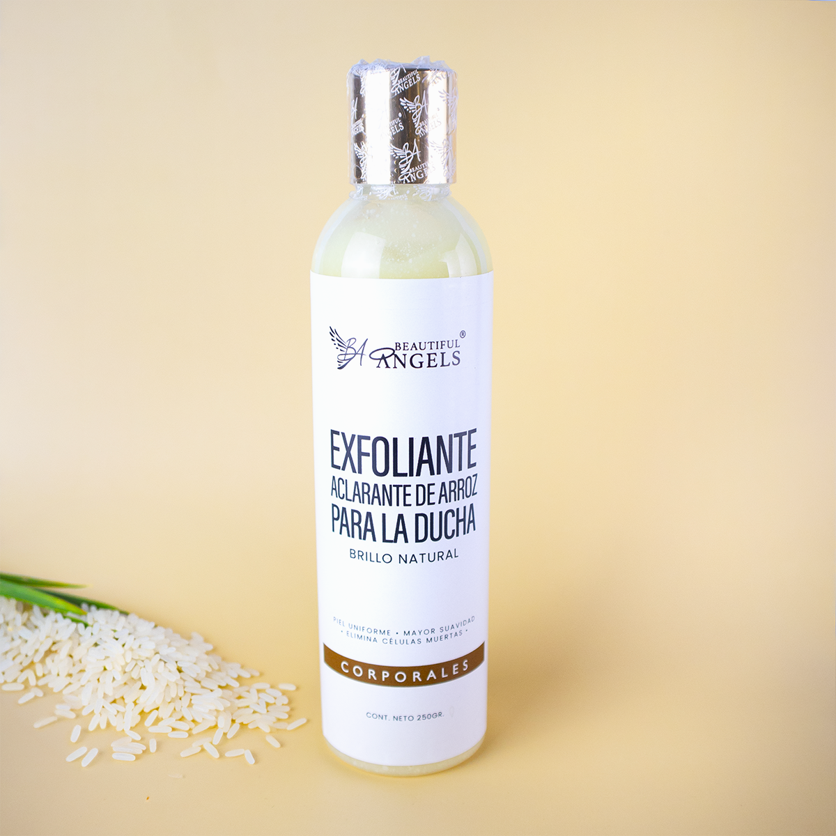 Exfoliante Aclarante de Arroz para la Ducha