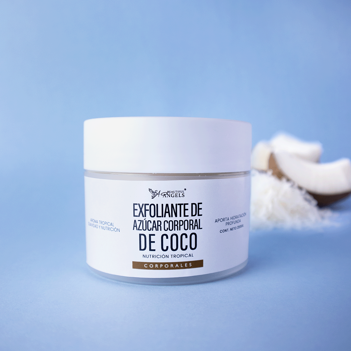 Exfoliante de Azúcar Corporal de Coco