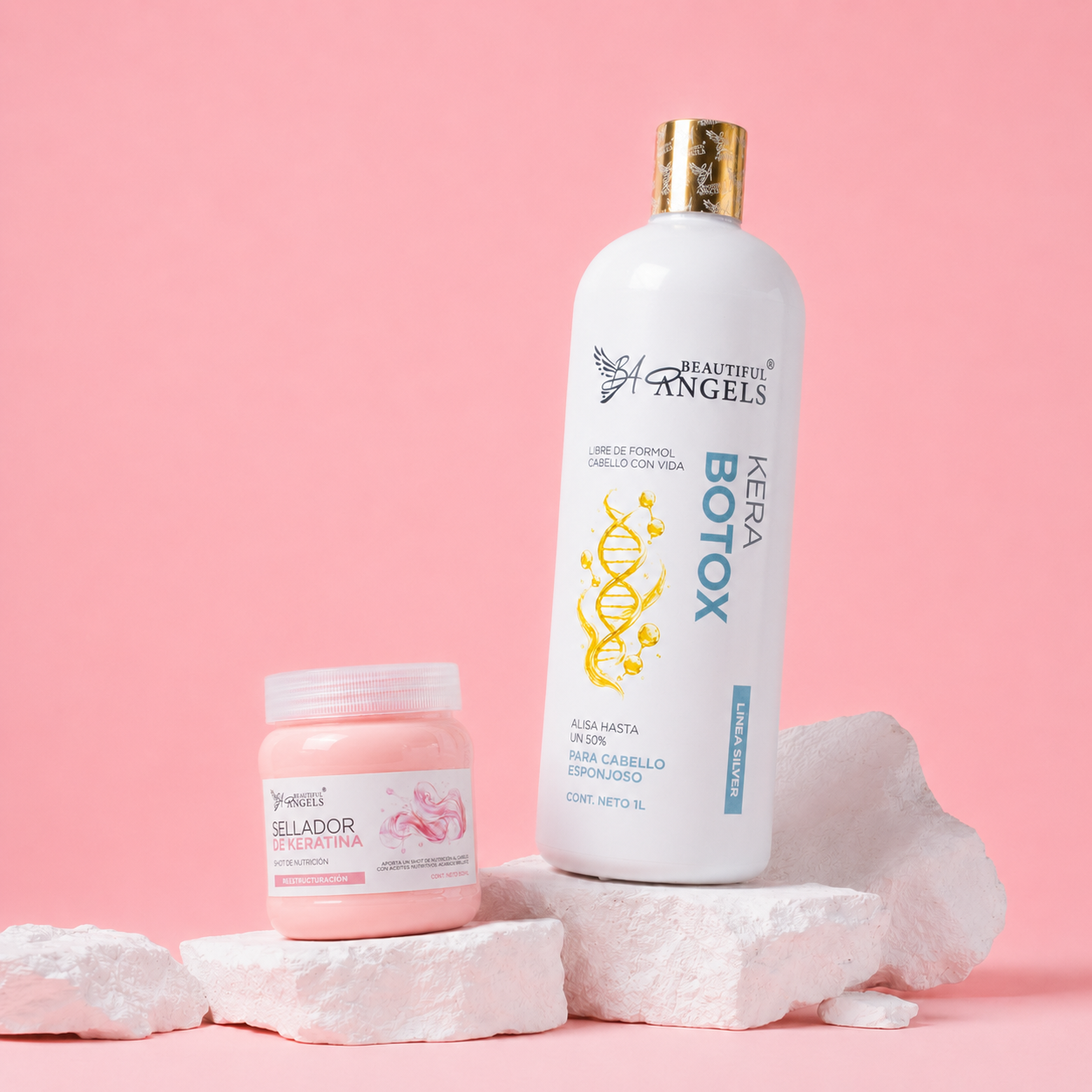 Kit KeraBotox Silver 1L + Sellador de Keratina 250ML