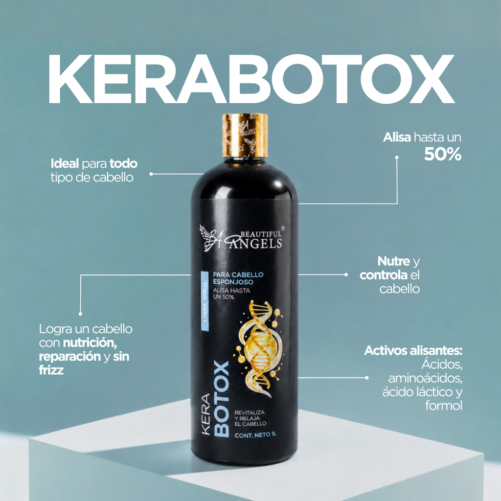 Kerabotox Gold Efecto Rejuvenecedor para Todo Tipo de Cabello – Beautiful Angels