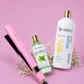 Kit KeraBotox Silver 1L + Shampoo Limpieza Profunda 500ml + Plancha Beautiful Angels