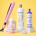 Kit KeraBotox Silver 1L + Shampoo Liso Perfecto 500ml + Sellador de Keratina 250ml + Plancha Beautiful Angels
