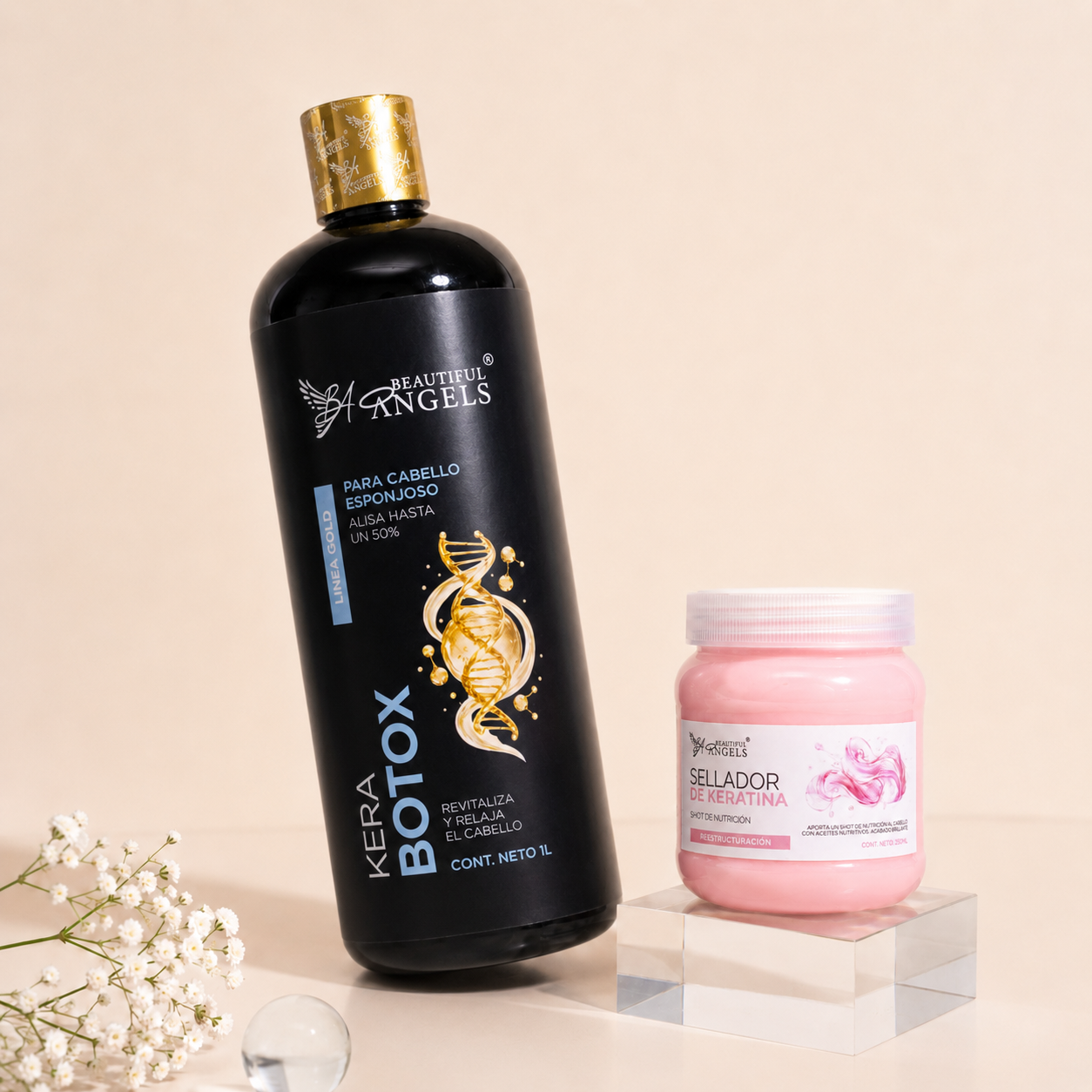 Kit Kerabotox Gold 1L + Sellador de Keratina 250 ML