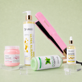 Kit Keragel Ultra Alisante Silver 500ml + Shampoo Limpieza Profunda 500ml + Sellador de Keratina 250ml + Aceite de Argán 100ml + Plancha Beautiful Angels
