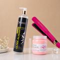 it Keragel Ultra Alisante Gold 500ml + Sellador de Keratina 250ml + Plancha Beautiful Angels