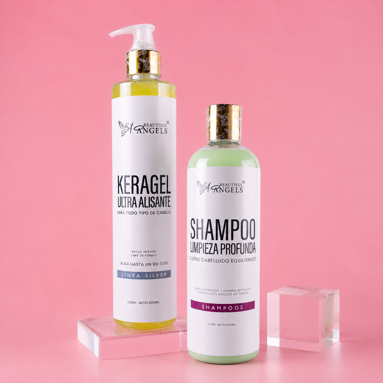 Kit Keragel Ultra Alisante + Shampoo Limpieza Profunda: Hasta 8 Meses de Cabello Liso, Brillante y Libre de Frizz