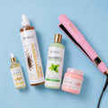 Kit Keramax Alisado Líquido Silver 500ml + Shampoo Limpieza Profunda 500ml + Sellador de Keratina 250ml + Aceite de Argán 100ml + Plancha Beautiful Angels