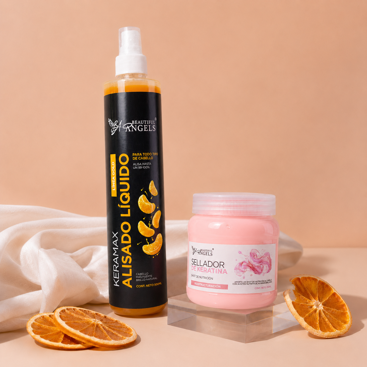 Kit Keramax Alisado Líquido Gold 500 ML + Sellador de Keratina 250 ML