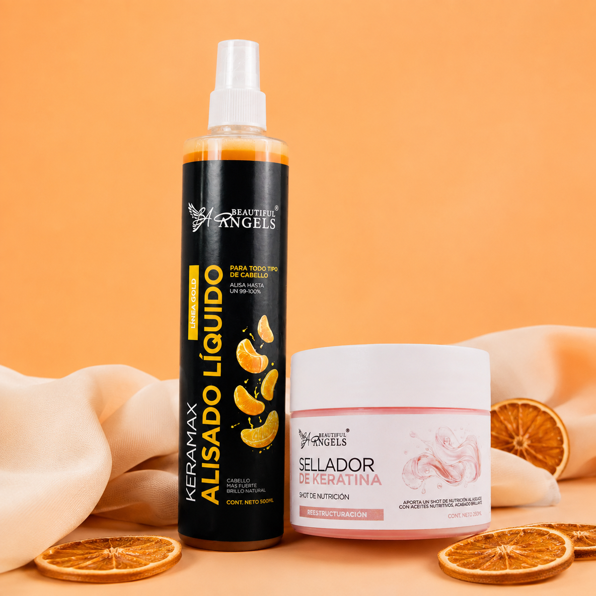 Kit Keramax Alisado Líquido Gold 500 ml + Sellador de Keratina 250 ml