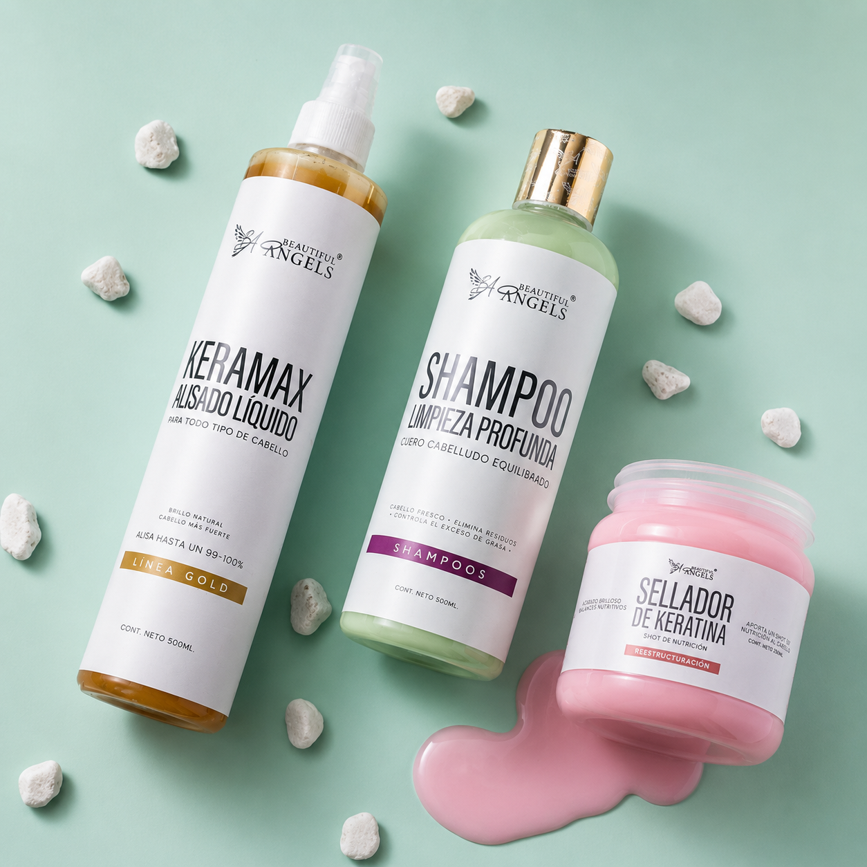 Kit Keramax Alisado Líquido Gold + Shampoo Limpieza Profunda + Sellador de Keratina: El sistema completo para olvidarte del frizz y disfrutar un cabello liso, suave y fácil de manejar