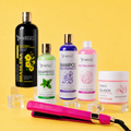 Kit Keratina Brasileña Gold 1L + Shampoo Limpieza Profunda 500ML+ Shampoo Liso Perfecto 500ML+ Neutralizador 500ML+ Sellador de Keratina 250ML + Plancha Profesional Beautiful Angels