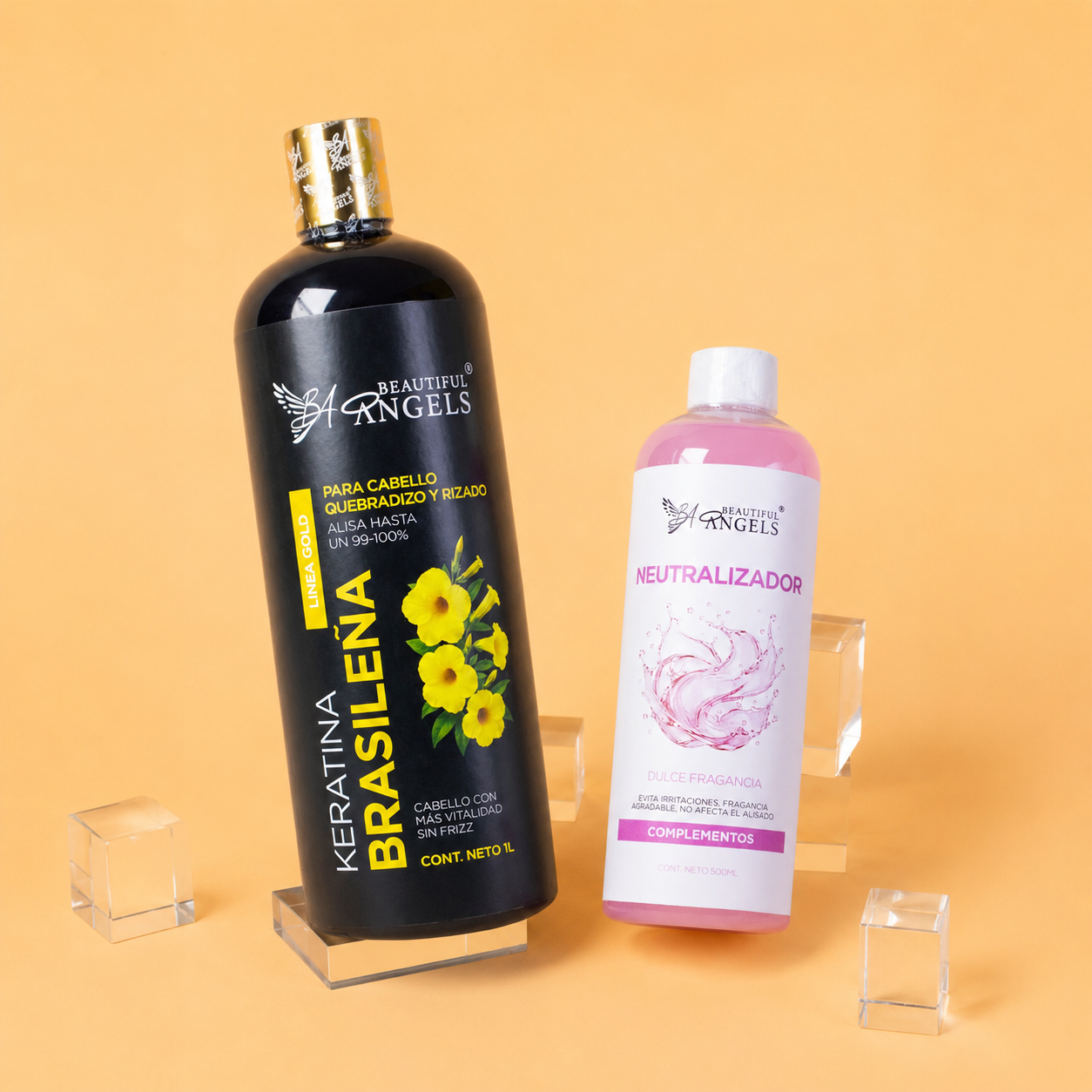 Kit Keratina Brasileña Gold 1L + Neutralizador 500ML