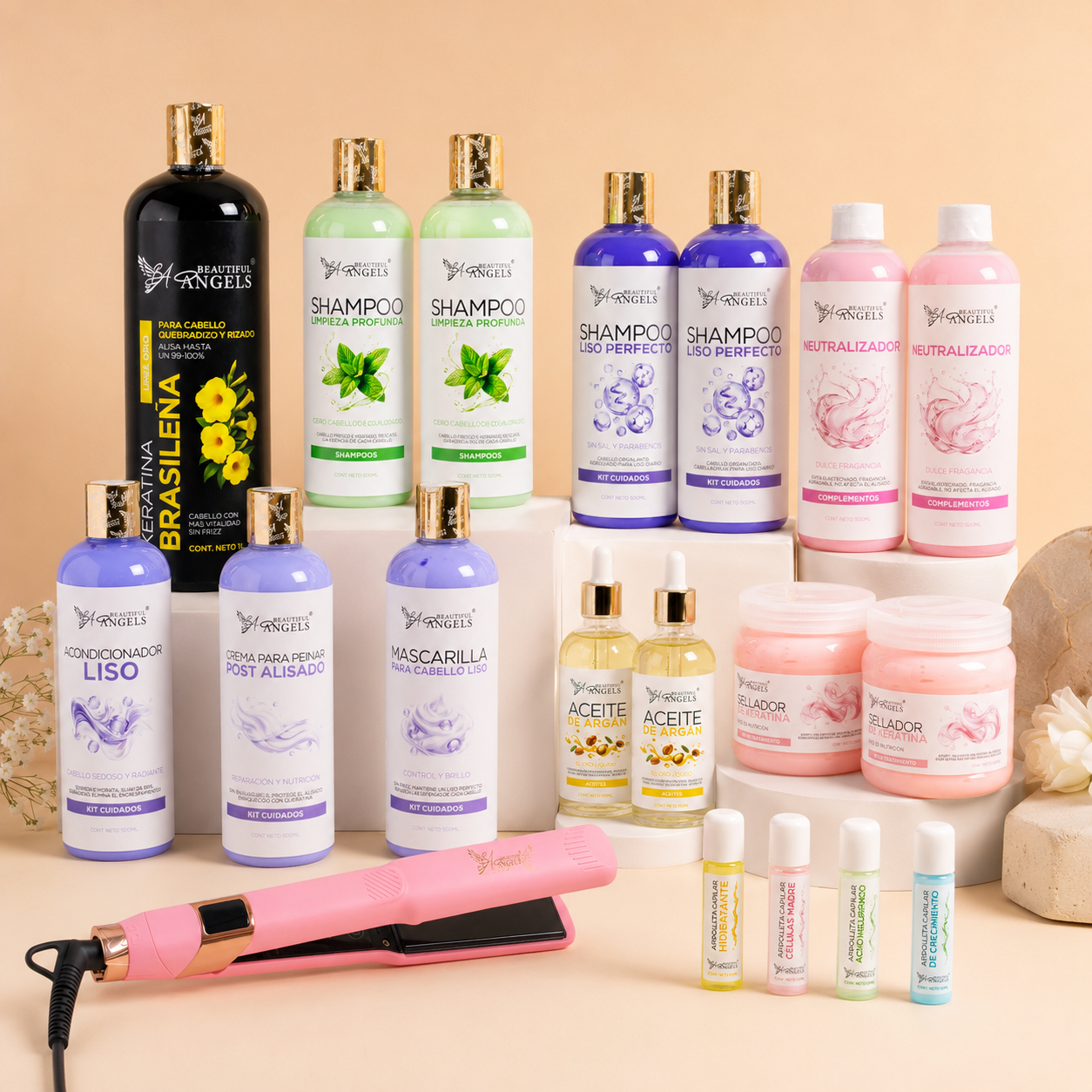 Kit Profesional Keratina Brasileña Gold