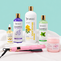 Kit Keratina Brasileña Silver 1L + Shampoo Limpieza Profunda 500ml + Shampoo Liso Perfecto 500ml + Sellador de Keratina 250ml + Aceite de Argán 100ml + Plancha Beautiful Angels