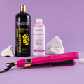 Kit Keratina Brasileña Gold 1L + Neutralizador 500ml + Plancha Beautiful Angels