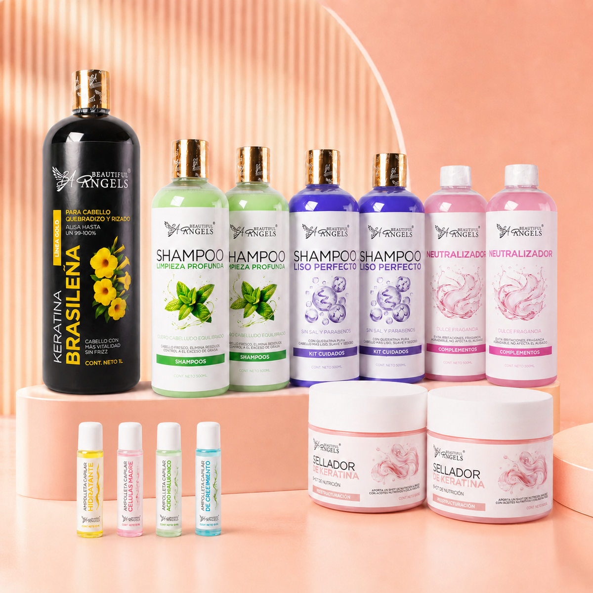 Kit Básico Keratina Brasileña Gold