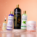 kit keratina Chocolate Gold 1L + Shampoo limpieza profunda 500ml + Shampoo liso perfecto 500ml+ sellador 250ml + Aceite argán
