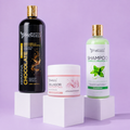kit keratina chocolate Gold 1L + shampoo limpieza profunda 500ml + sellador 250ml