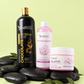 Kit Keratina Chocolate Gold 1L + Neutralizador 500ML+ Sellador de Keratina 250ML
