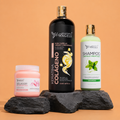 kit keratina colageno Gold 1l+ shampoo limpieza profunda 500ml + sellador 250ml