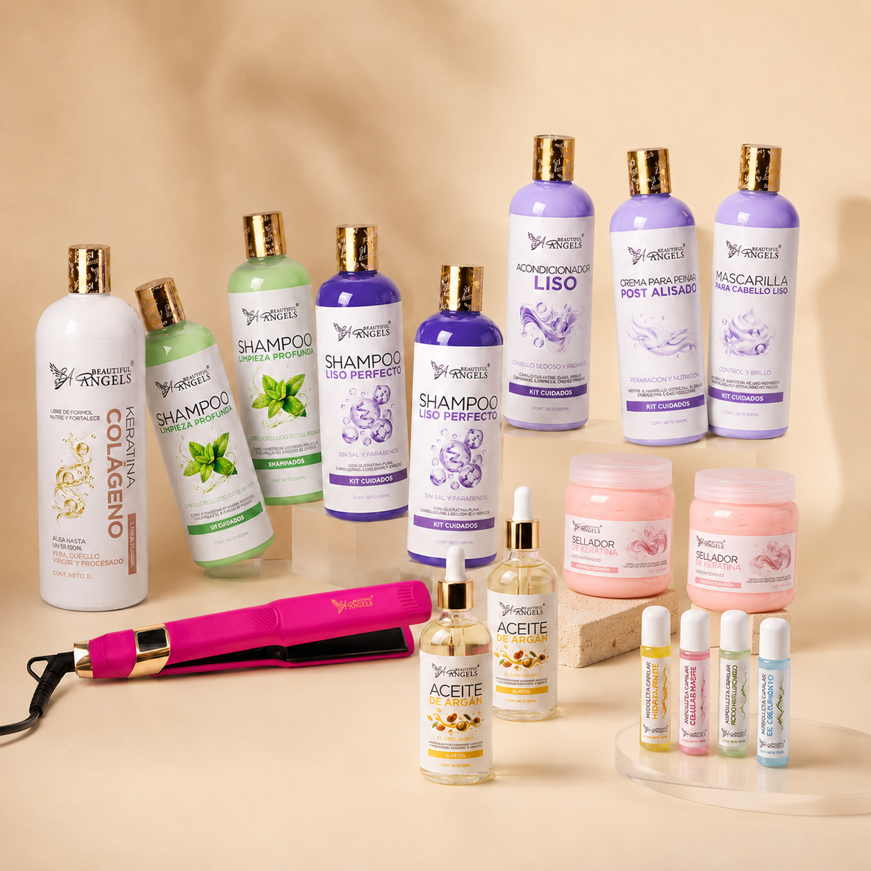 Kit Profesional Keratina Colágeno Silver