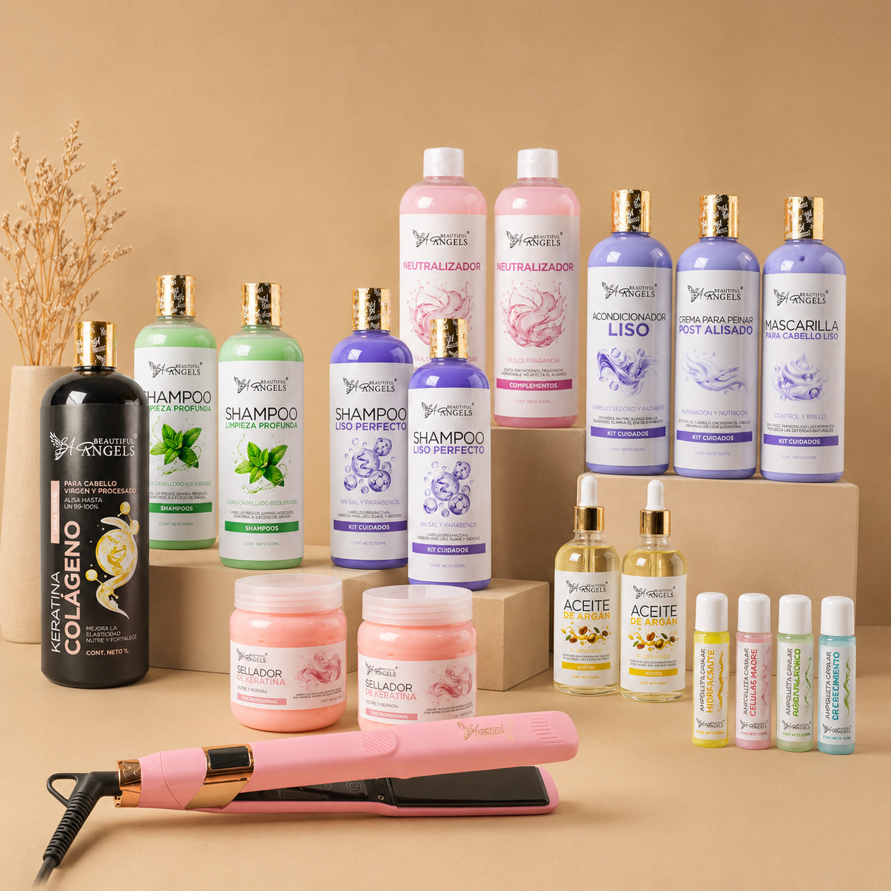 Kit Profesional Keratina Colágeno Gold