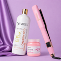 Kit Keratina Colágeno Silver 1L + Sellador de Keratina 250ml + Plancha Beautiful Angels
