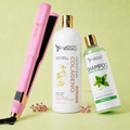 Kit Keratina Colágeno Silver 1L + Shampoo Limpieza Profunda 500ml + Plancha Beautiful Angels