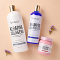 Kit Keratina Colágeno + Shampoo + Sellador: Liso Perfecto, Nutrición y Brillo en un Solo Tratamiento