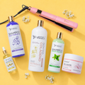Kit Keratina Colágeno Silver 1L + Shampoo Limpieza Profunda 500ml + Shampoo Liso Perfecto 500ml + Sellador de Keratina 250ml + Aceite de Argán 100ml + Plancha Beautiful Angels