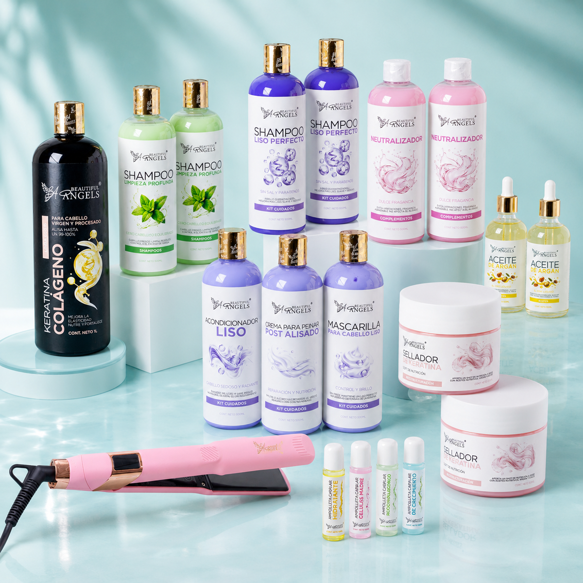 Kit Profesional Keratina Colágeno Gold