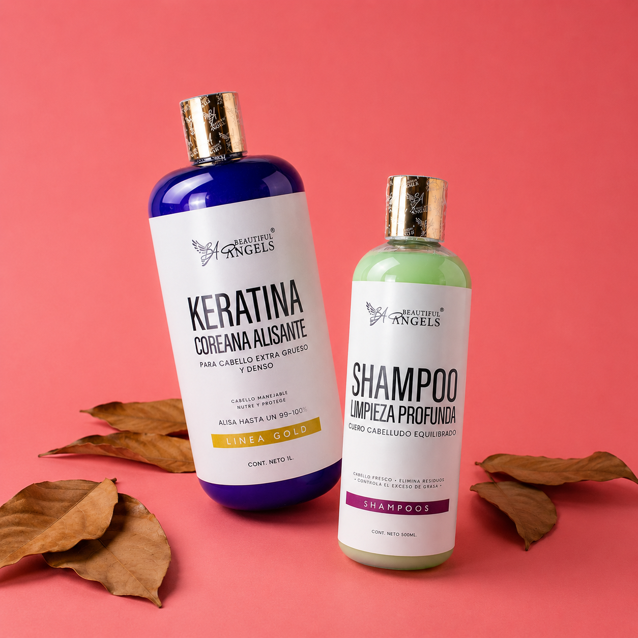 Kit Keratina Coreana Alisante Gold + Shampoo Limpieza Profunda: La solución para un cabello extra grueso, con volumen excesivo y difícil de controlar