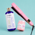 Kit Keratina Coreana Alisante Silver 1L + Sellador de Keratina 250ml + Plancha Beautiful Angels