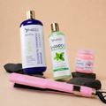 Kit Keratina Coreana Alisante Silver 1L + Shampoo Limpieza Profunda 500ml + Sellador de Keratina 250ml + Plancha Beautiful Angels
