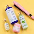 Kit Keratina Coreana Alisante Silver 1L + Shampoo Limpieza Profunda 500ml + Sellador de Keratina 250ml + Aceite de Argán 100ml + Plancha Beautiful Angels
